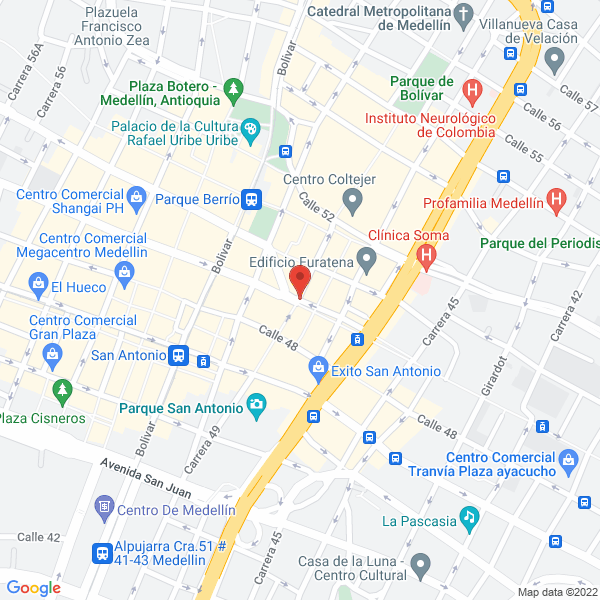 Map of Corporación Cecap