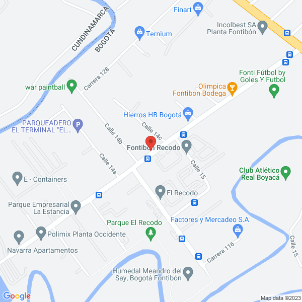 Mapa de Cortes Y Dobladora Occidente S.A.S.