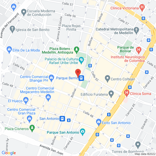 Map of Curaduría Urbana Segunda De Itagüí