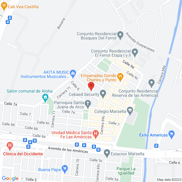 Mapa de Curieux S.A.S.