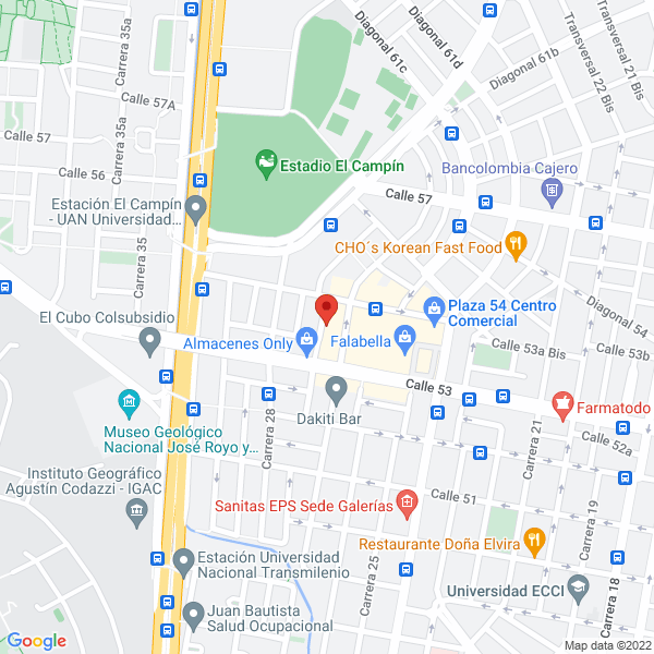 Mapa de Daga Ingeniería Ltda.