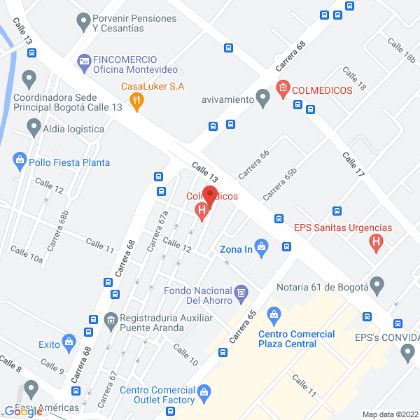 Mapa de Damke Solarium S.A.S.
