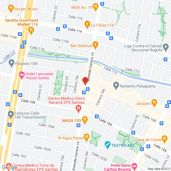 Mapa de De Francisco Jaramillo Asesores Ltda.