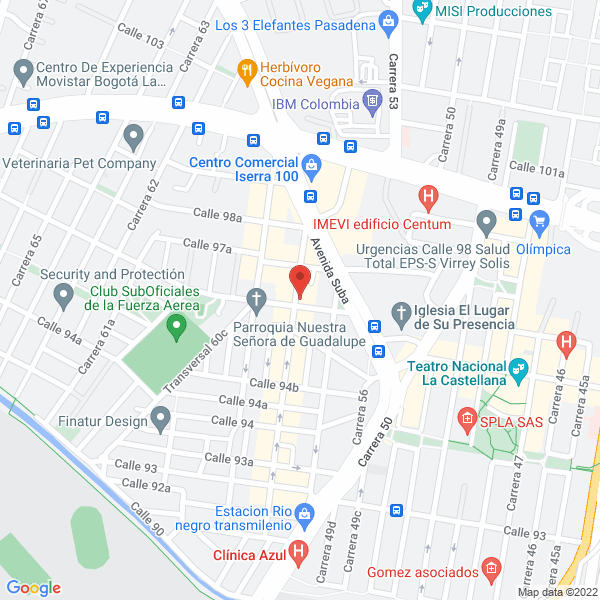 Mapa de Deco Representaciones S.A.S.