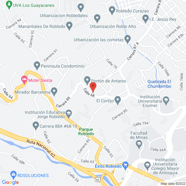 Map of Decoraciones Beatríz Mejía