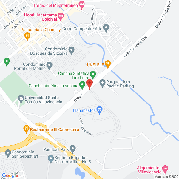 Map of Central De Abastos De Villavicencio