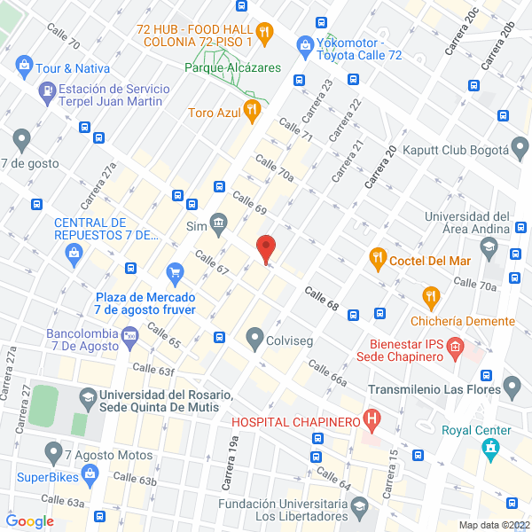 Mapa de Escort Security Ltda