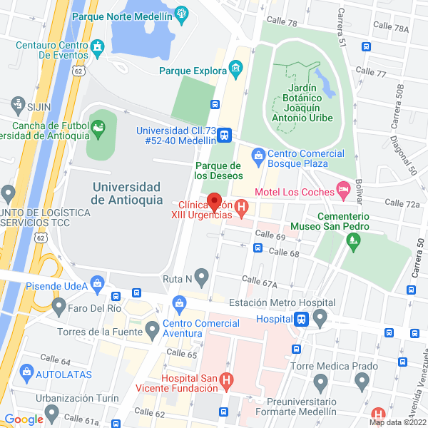 Map of Pulpas La Fructosa Limitada