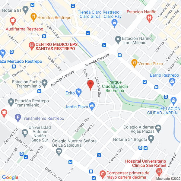 Mapa de Soluciones Logísticas U & T Ltda.