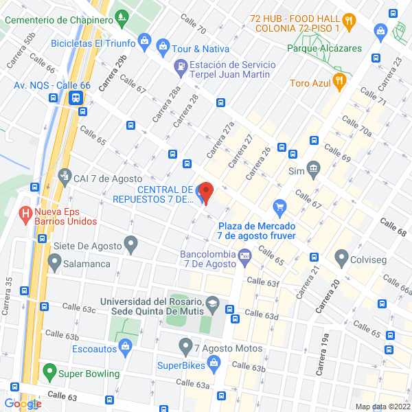 Mapa de Partes & Filtros S.A.S