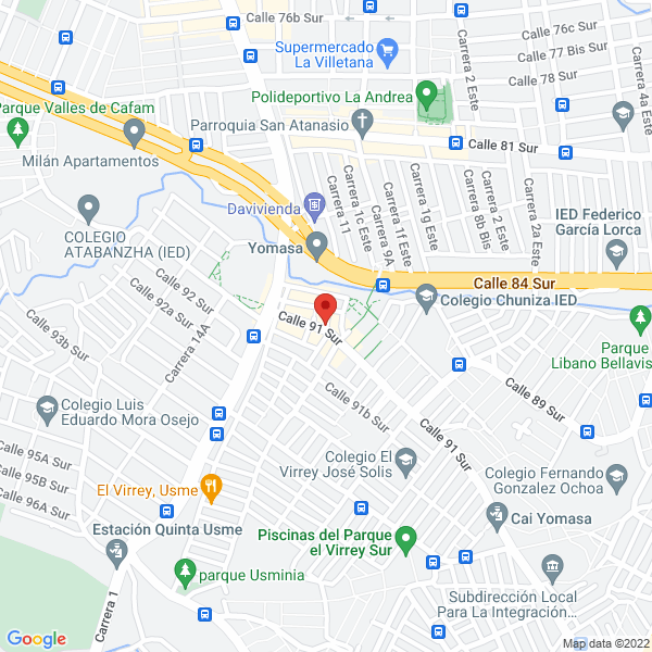 Mapa de Materiales Sabogal
