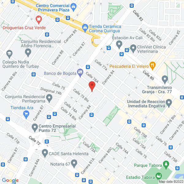 Mapa de Colgel S.A.S.