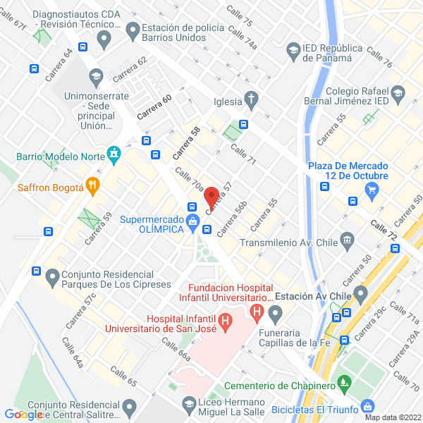 Mapa de Berautos Multiservicios Subaru