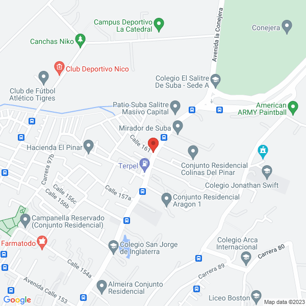 Mapa de Drogueria Salitre De Suba