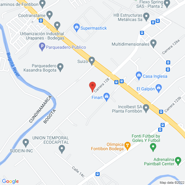 Mapa de Ferrozincal Ltda
