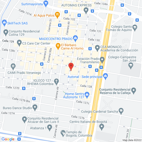 Mapa de Carlos Arbelaez Importaciones