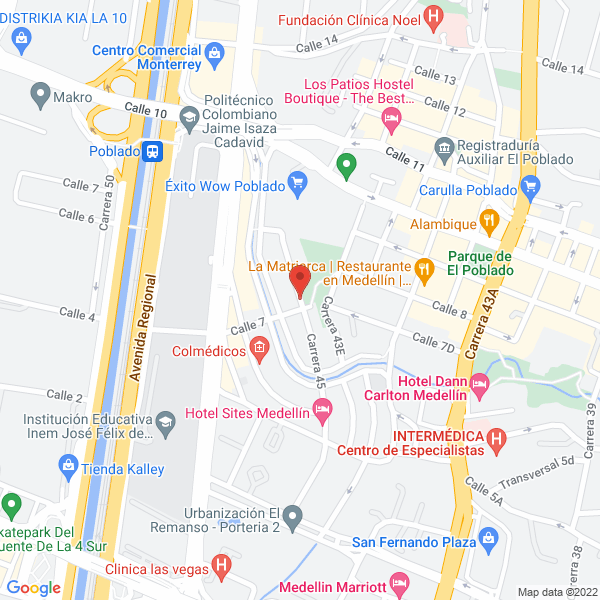 Map of Somatec S.A.S