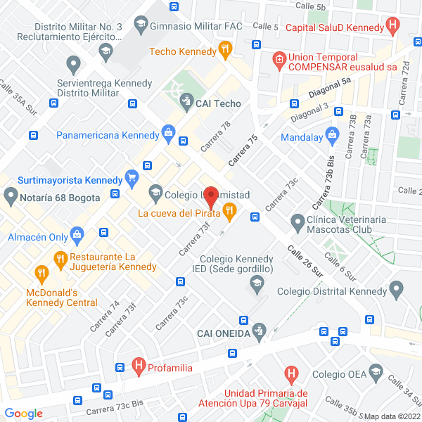 Mapa de Aislamientos Termicos Industriales S.A.S.