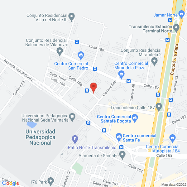 Mapa de Estetica Blue Medical Ltda.