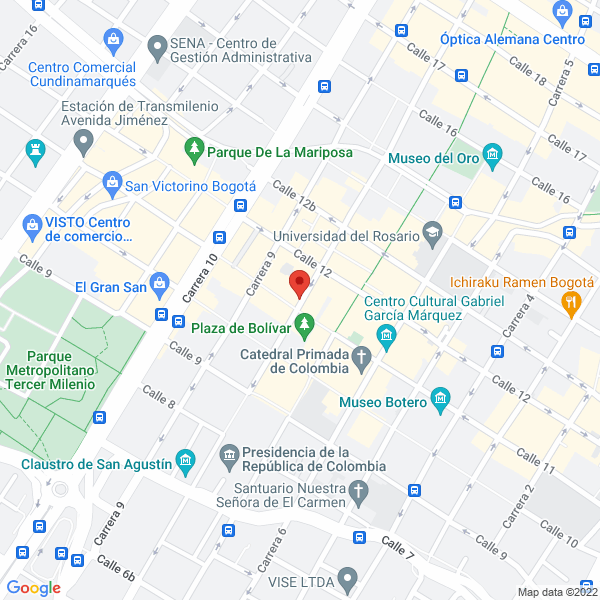 Mapa de Restaurante Bonaparte