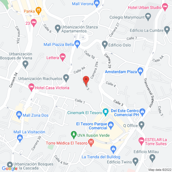 Map of Jms Inversionistas S.A.S.