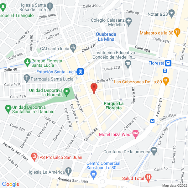 Map of Encanto Detalles Gourmet S.A.S.