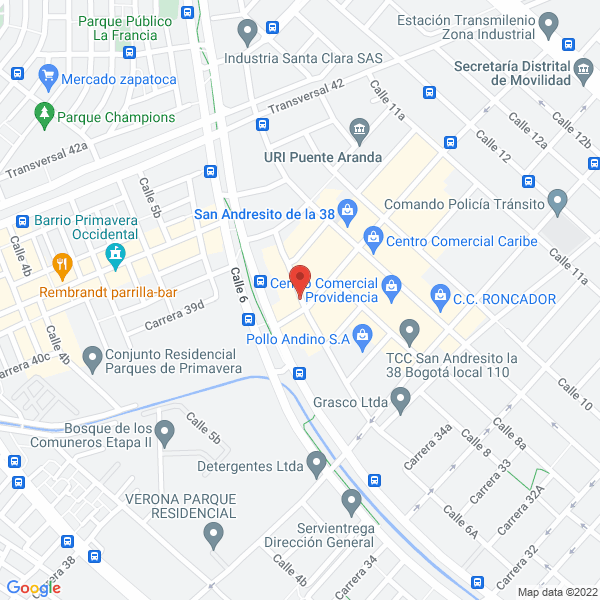 Mapa de Llantas Y Rines El Boyaco Sas
