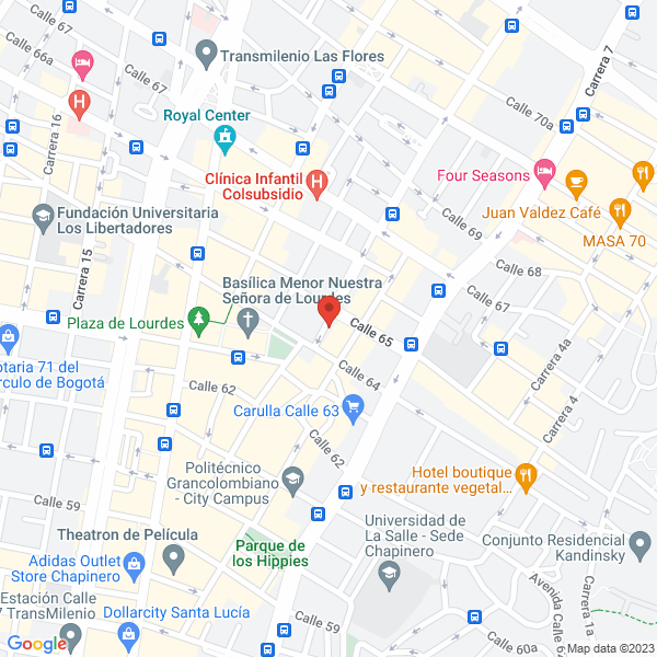 Mapa de Martínez Cruz Luz B. Consultorio Odontológico