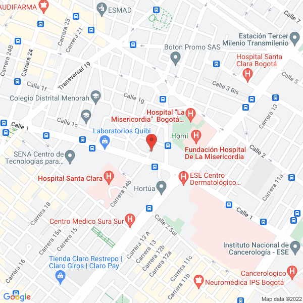 Mapa de Salsamentaria Norburg