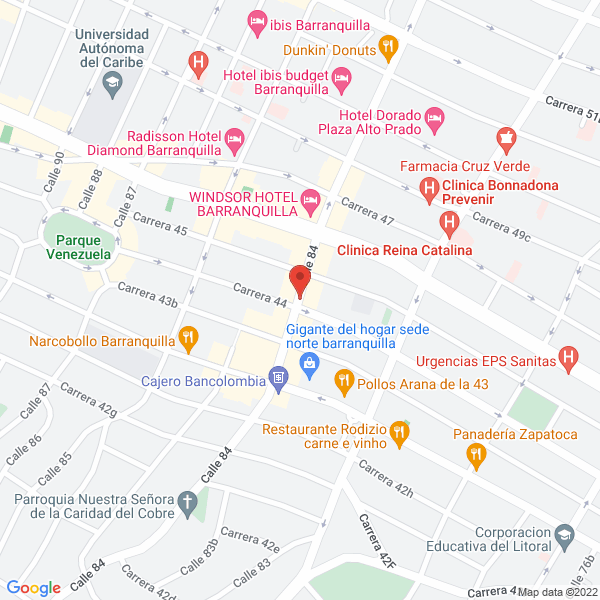 Map of Comercializadora Kitchen S.A.S.