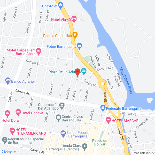 Map of Meca Del Caribe Ltda.
