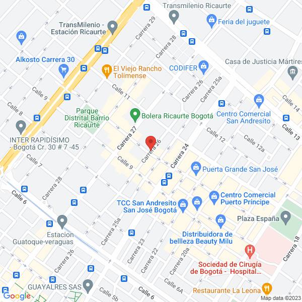 Mapa de Industrial Metrology Engineering Solutions S.A.S.