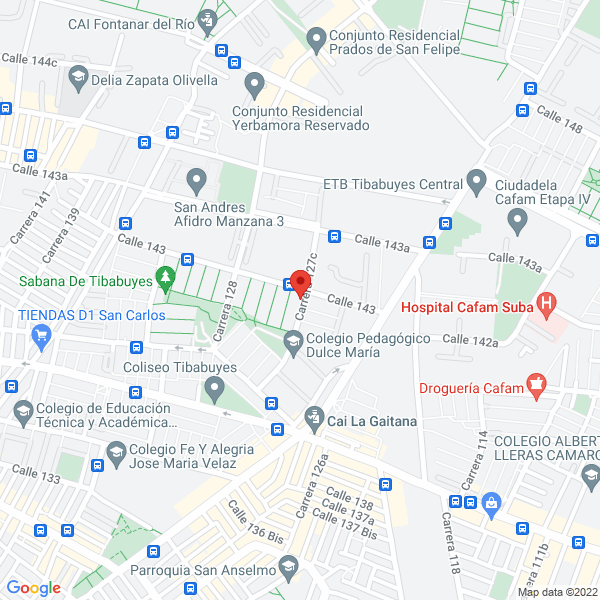Mapa de Ayencarga S.A.S.