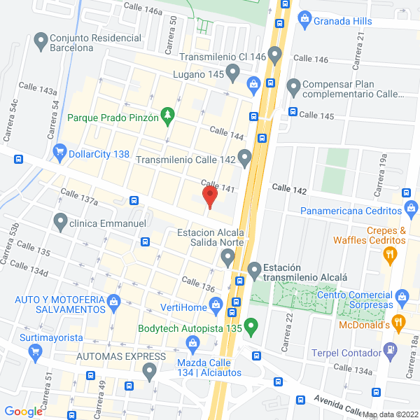 Mapa de Maga Asesores S.A.S.