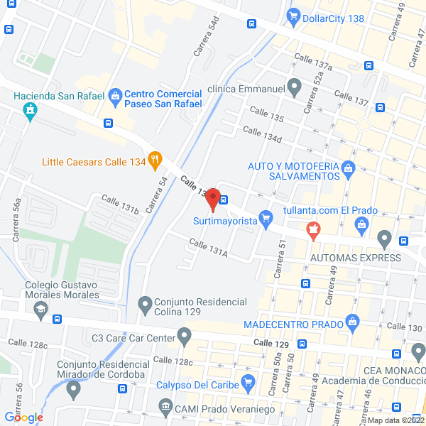 Mapa de Tascor Soluciones Empresariales S.A.S.