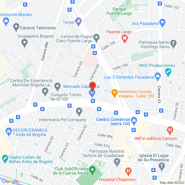 Mapa de Iphora Consultores S.A.S.