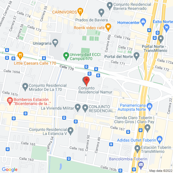 Mapa de Proyectamos Ecología S.A.S.