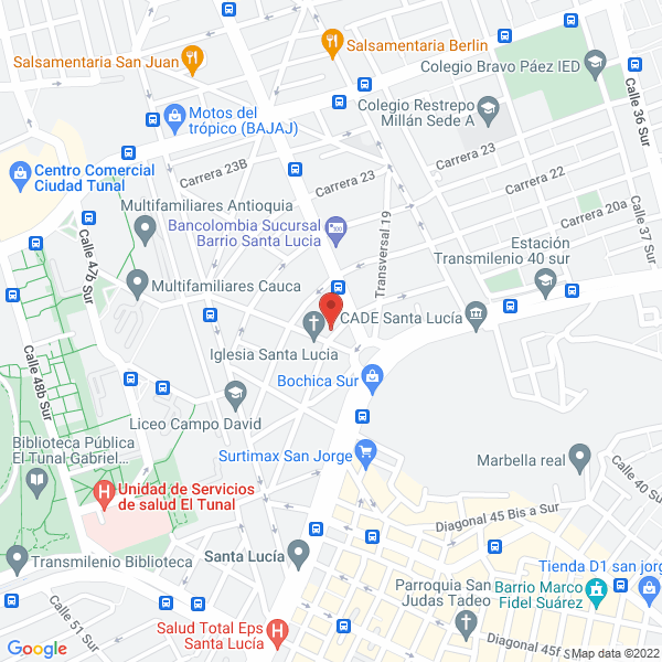 Mapa de Decoraciones Y Acabados Hr S.A.S.