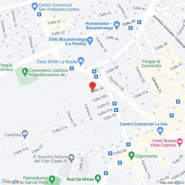 Map of Almacén De Inyectores