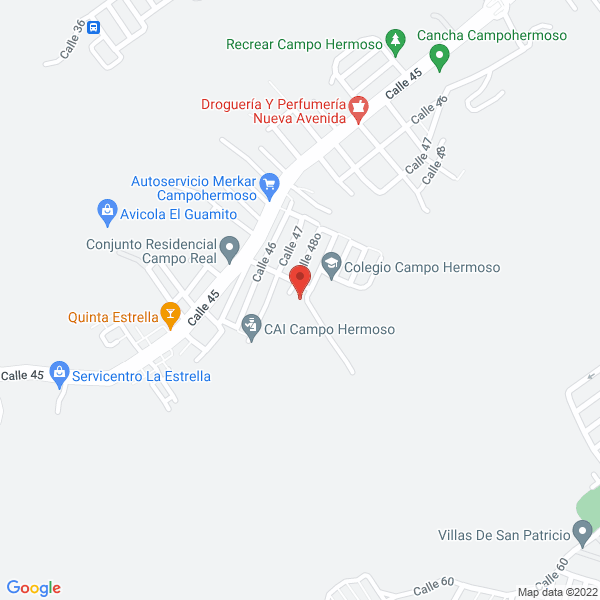 Map of Aquatec Del Oriente