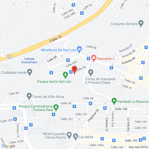 Map of Arepas Paty
