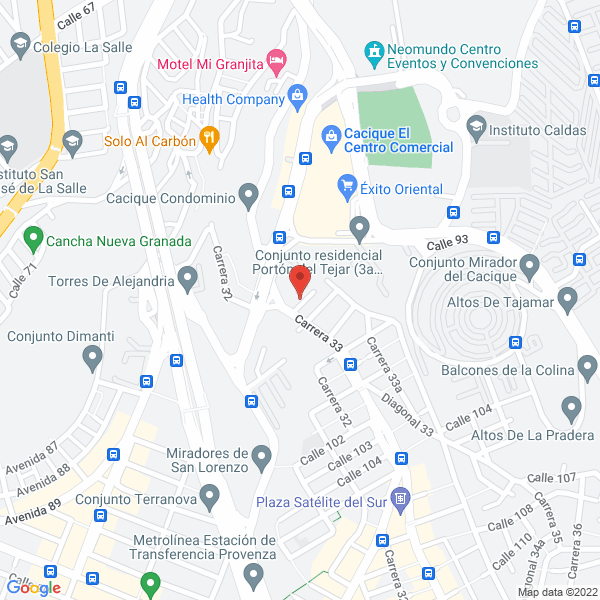 Map of Avellaneda De Prada Maria