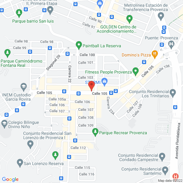 Map of Baby Center Distribuciones