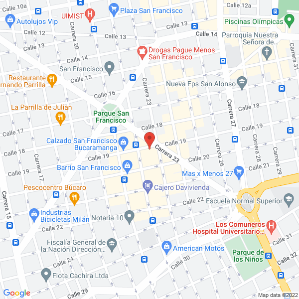 Map of Big Pollo Boulevard