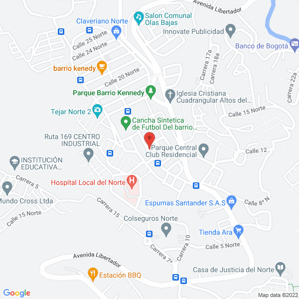 Map of Burguer Ah Lo Tartaro