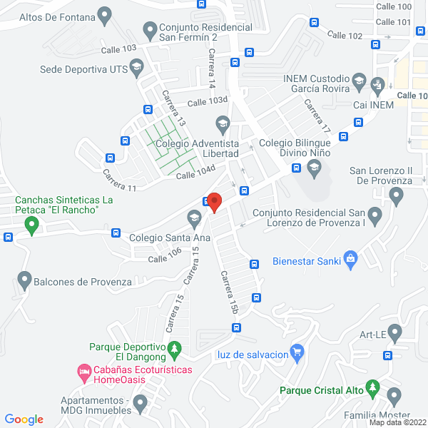 Map of Cachorros Burguer