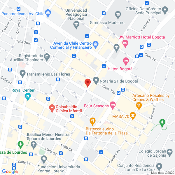 Mapa de Cm Soluciones Gastronomicas S.A.S