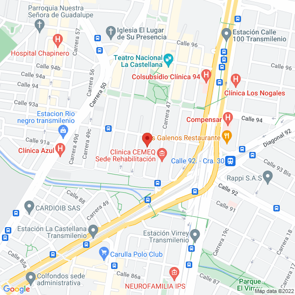 Mapa de Cognosonline Solutions Colombia S.A.