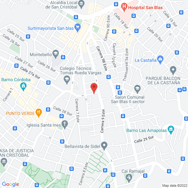 Mapa de Conjunto Vallenato Sabor Costeño