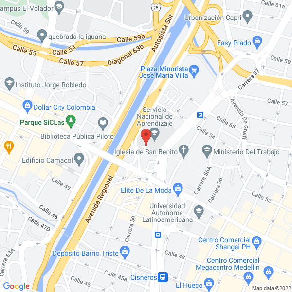 Map of Conos Y Galletas Antioquia S.A.S